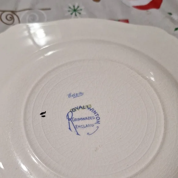SALE Set Of 3 8x8 Royal Winton Grimwades plate in the Eden pattern Dinner Plates - Picture 9 of 9